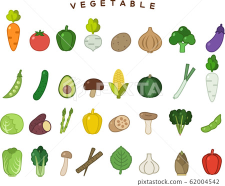 Simple vegetable icon 62004542