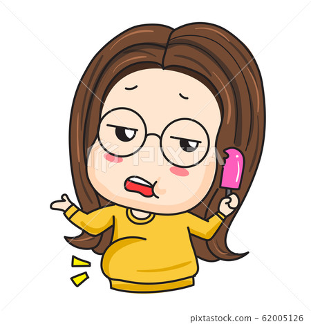 Cute girl in glasses Cute girl in glasses 62005126