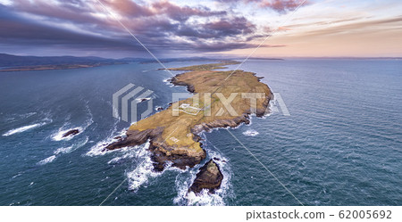 Aerial view of St. John's Point, County Donegal, Ireland 62005692