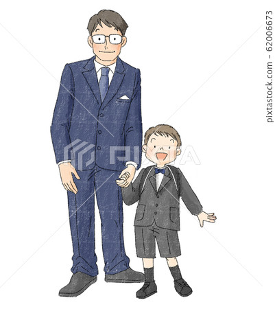 入學儀式父母子女 入學儀式父母子女 62006673