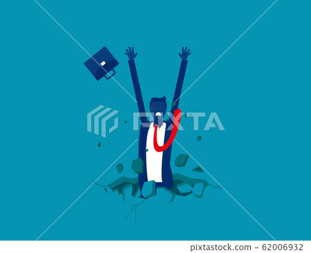 The trap. Fall into a trap.Concept business vector 62006932