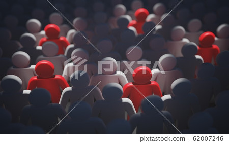 Marketing and targeting to clients concept. 3D rendered illustration. 62007246