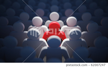 Leadership, difference and standing out of crowd 62007247