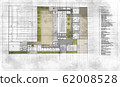 Modern architecture computer generated 62008528