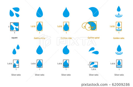 各種比例的水圖標 62009286