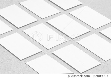 empty white rectangle business card mockups lying empty white rectangle business card mockups lying 62009994