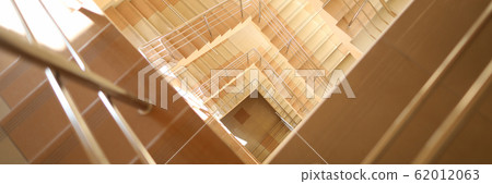 Modern staircase in building Modern staircase in building 62012063