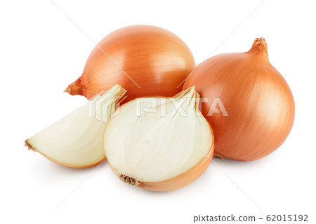 yellow onion isolated on white background close up yellow onion isolated on white background close up 62015192