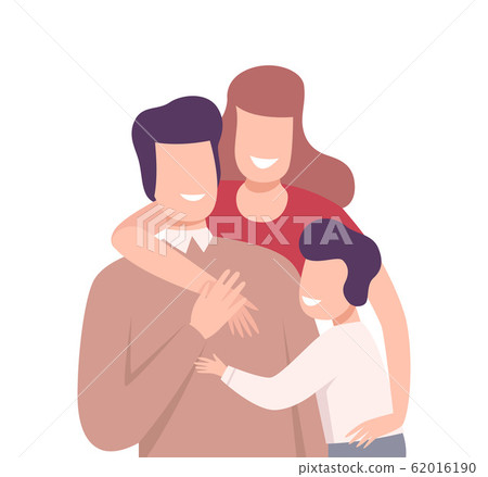 Happy Family Standing Close to Each Other and Spending Time Together During Weekend 62016190