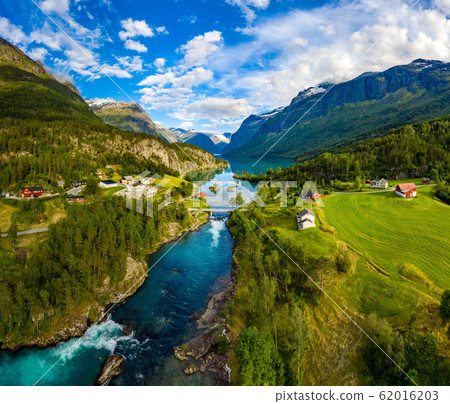 lovatnet lake Beautiful Nature Norway. 62016203