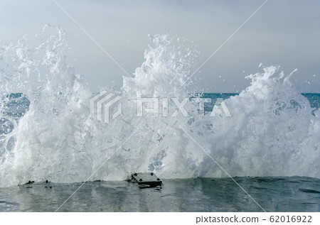 Splashing wave on the Black sea. 62016922