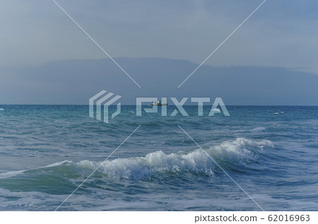 Splashing wave on the Black sea. 62016963