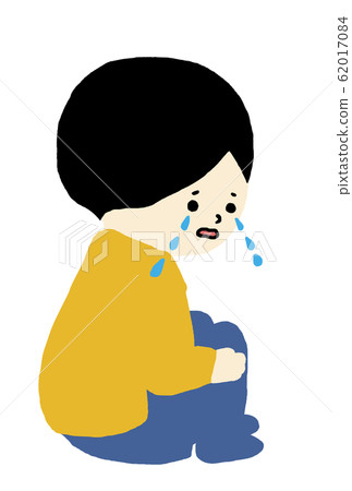 Kid illustration boy cry sad Kid illustration boy cry sad 62017084