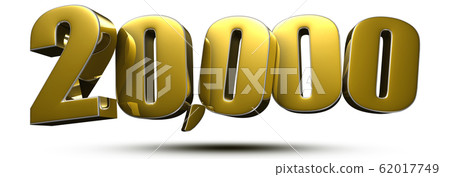 Number 20000 3d. 62017749
