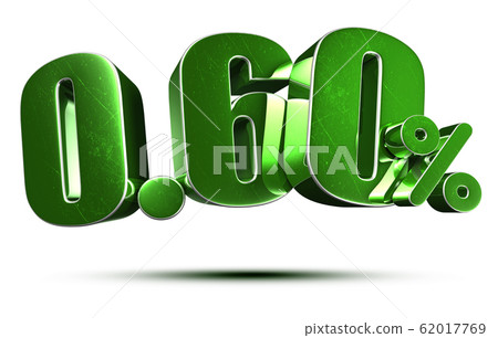 0.60 percent 3d. - Stock Illustration [62017769] - PIXTA