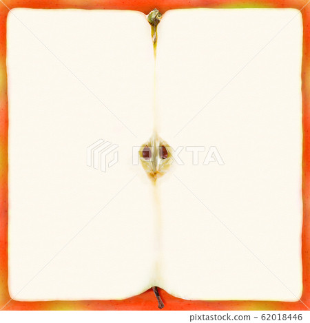 Big red apple texture background. Square fruit sweet pattern. Big red apple texture background. Square fruit sweet pattern. 62018446