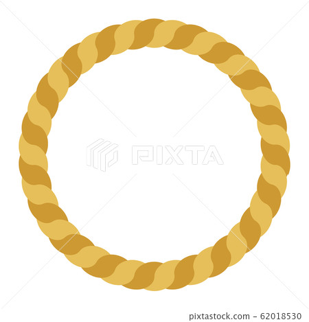 Left-handed rope rope decoration illustration... - Stock Illustration ...
