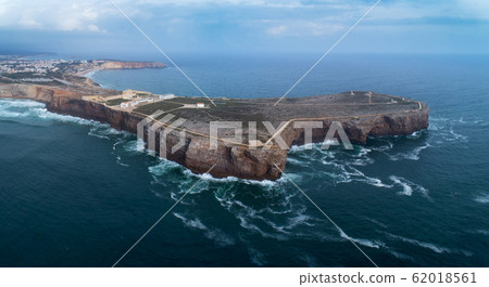 Sagres Fortress on cape in Portugal Sagres Fortress on cape in Portugal 62018561