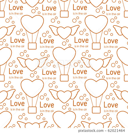 Vector seamless pattern Valentine's Day Love Heart Vector seamless pattern Valentine's Day Love Heart 62021464