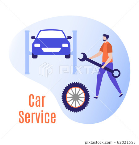 Car repair service Auto diagnostic. Spare parts 62021553