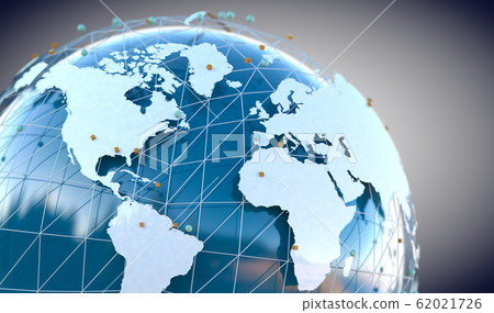 Global telecommunication and cloud computing Global telecommunication and cloud computing 62021726