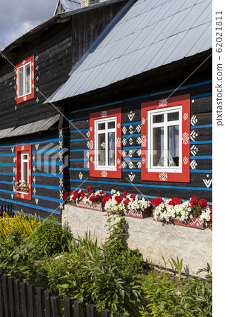 folk architecture in Zdar under Belianske Tatras, 62021811