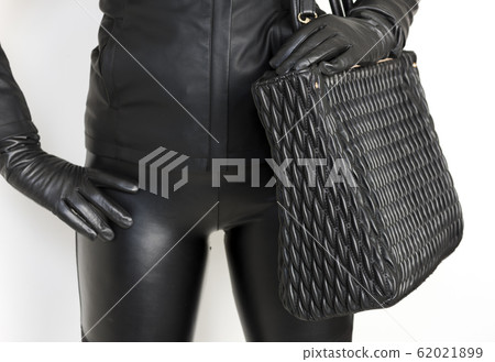 fashionable black boots with a handbag fashionable black boots with a handbag 62021899