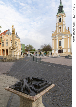 Old Town Square in Szekszard, Hungary Old Town Square in Szekszard, Hungary 62022317