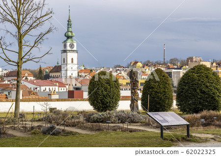 town Trebic, UNESCO site, Moravia, Czech Republic 62022325