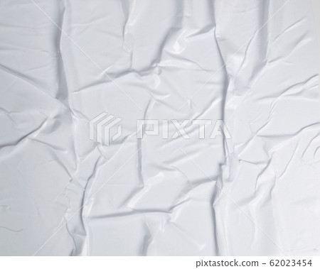 White Glued Paper Texture with Creases Surface 62023454