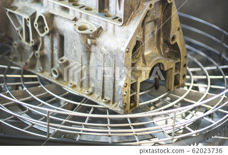 New manufactured engines in a factory. New manufactured engines in a factory. 62023736