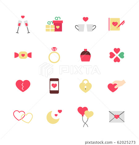 情人節圖標集 62025273