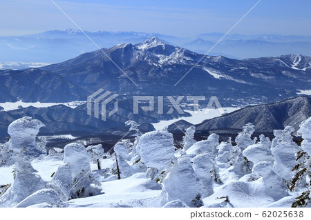 從冬季（2月/ Azuma山脈）從西冬山看到的[固定費用] Shinoyama 62025638