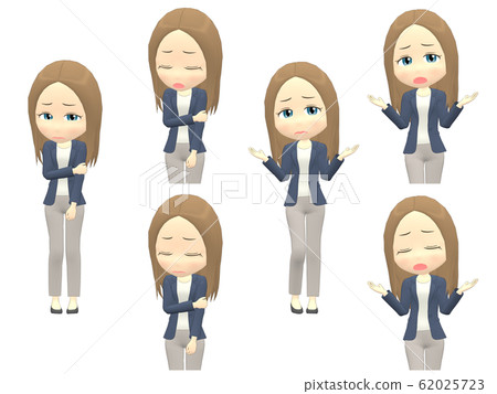 [困擾A]白人女性休閒直筒 62025723