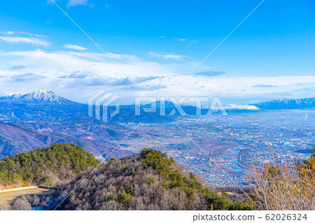 從天文台觀看的冬季Zenkojidaira [長野縣] 62026324