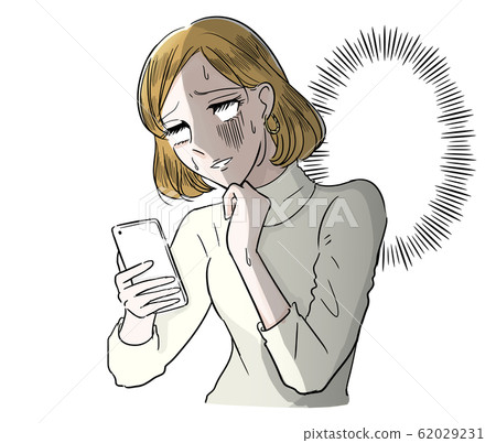 手機外觀的女人 62029231