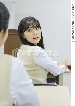 High school student's daily life, Asian teenage students wearing uniform on college with friends 147 High school student's daily life, Asian teenage students wearing uniform on college with friends 147 62031028