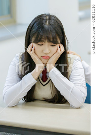 High school student's daily life, Asian teenage students wearing uniform on college with friends 183 High school student's daily life, Asian teenage students wearing uniform on college with friends 183 62031116