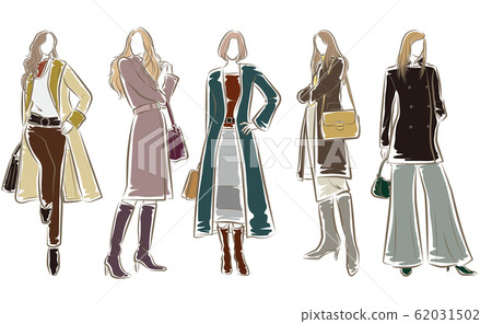 Women's fashion illustration Women's fashion illustration 62031502