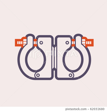 pipe clamp icon 62031680