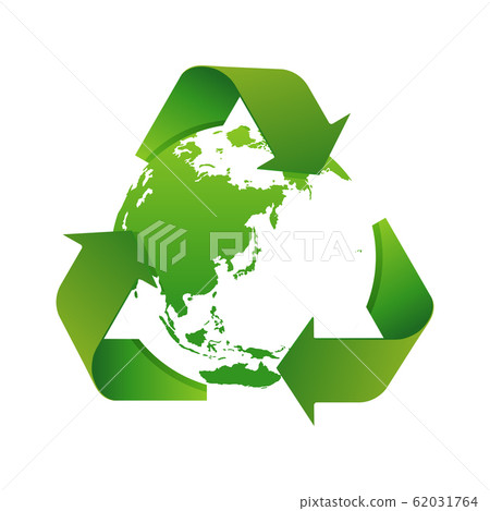 3R（回收，再利用，減少）/回收/生態圖像標記（無字符） 62031764