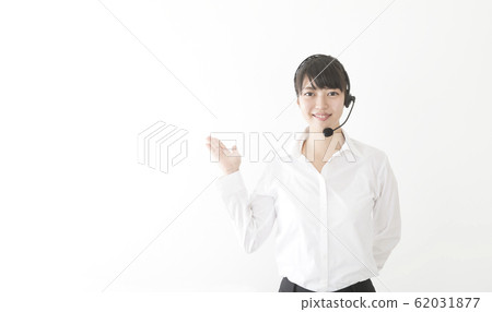 Female Business Operator Operator Call Center Female Business Operator Operator Call Center 62031877