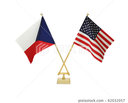 Table flags of two countries Table flags of two countries 62032057