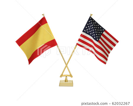Table flags of two countries 62032267