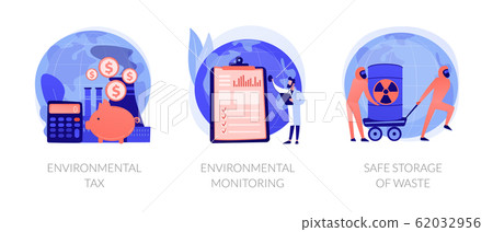 Fighting environmental problems vector concept metaphors 62032956