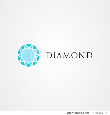 Diamond icon logo vector design Diamond icon logo vector design 62034704