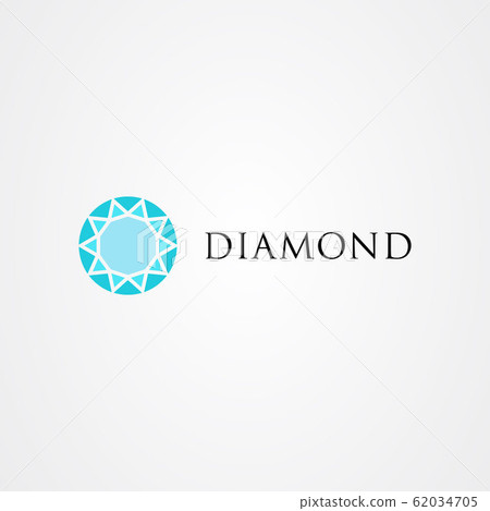 Diamond icon logo vector design Diamond icon logo vector design 62034705