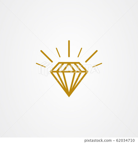 Diamond icon logo vector design Diamond icon logo vector design 62034710
