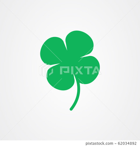Four leaf clover icon vector, St Patricks day Four leaf clover icon vector, St Patricks day 62034892