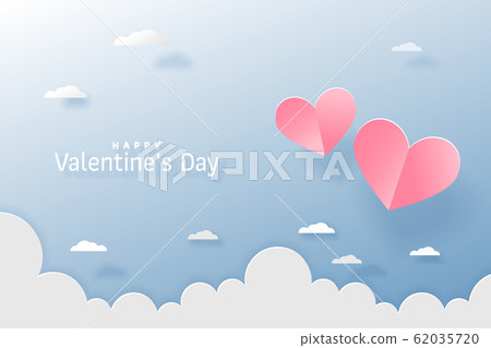 Happy Valentines day greeting card Happy Valentines day greeting card 62035720